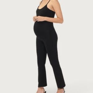 Hatch Maternity Black Body Bootcut Unitard Small NWT